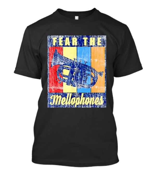 Fear The Mellophones Retro Trumpet Pop T-Shirt