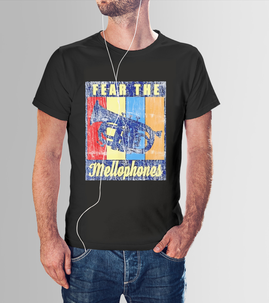 Fear The Mellophones Retro Trumpet Pop T-Shirt