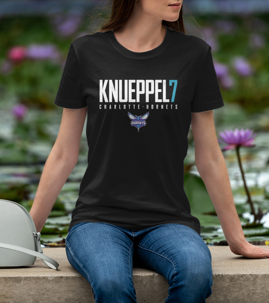 Knueppel 7 Charlotte Hornets Basketball Team NBA Fan Gear T-Shirt
