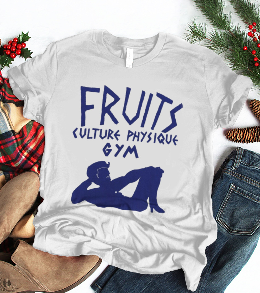 FRUITS Culture Physique Gym Silhouette Fitness T-Shirt
