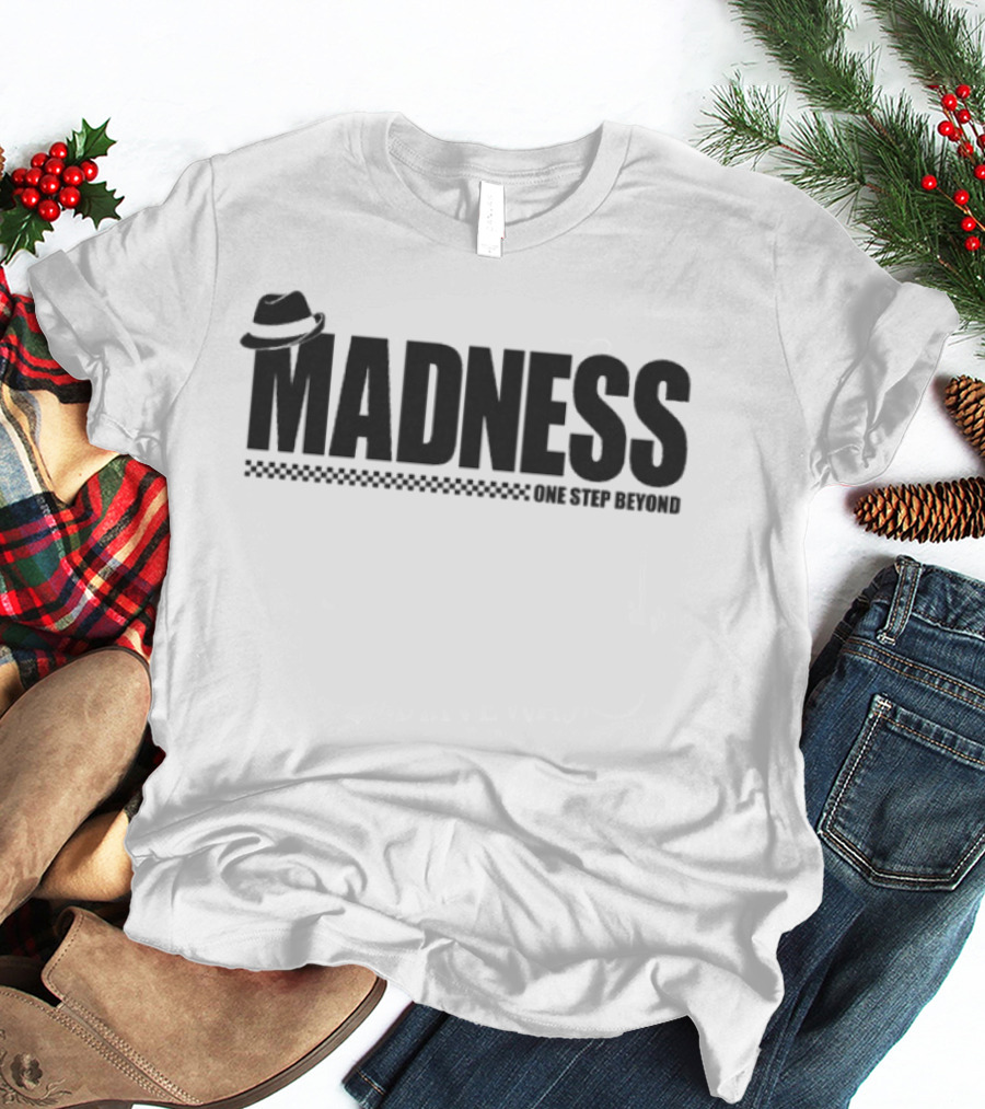 Madness One Step Beyond Trilby Hat Iconic Ska Band T-Shirt