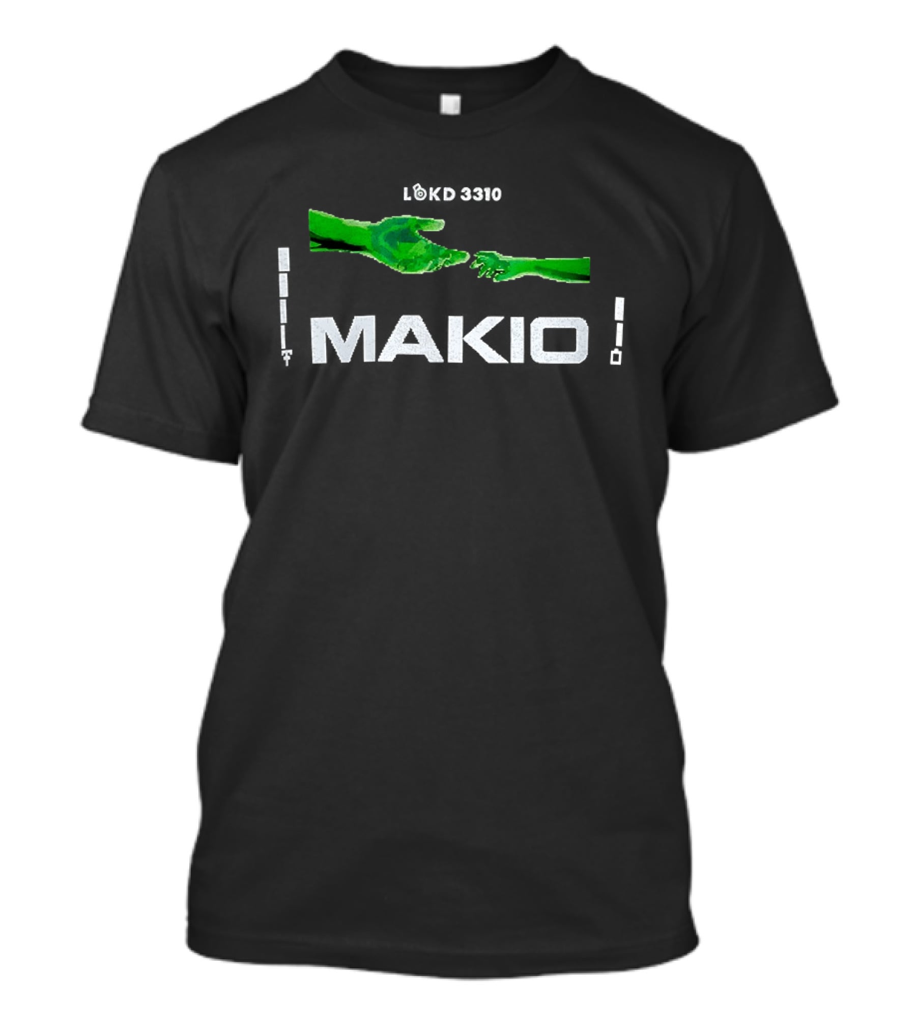 Makio Lokd 3310 Green Hands Connection T-Shirt