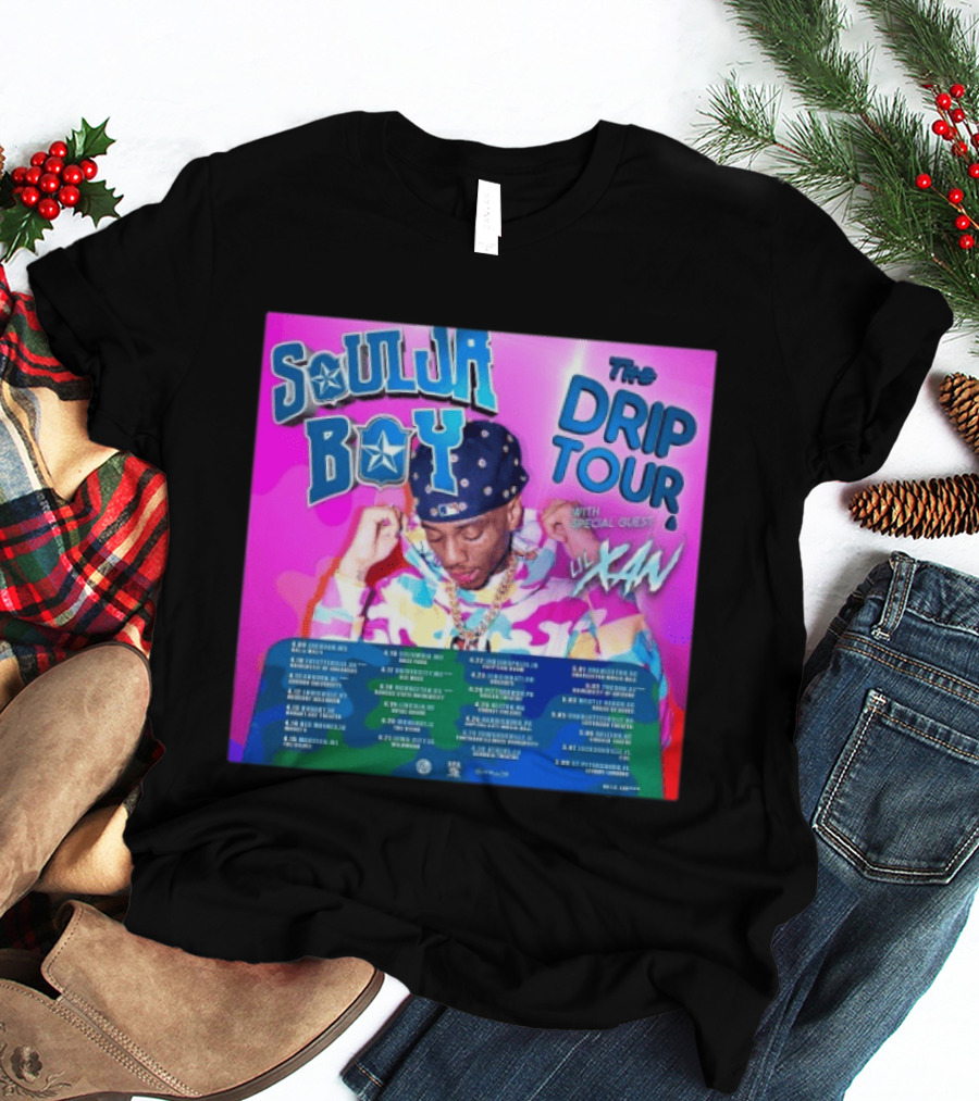 Soulja Boy Lil Xan The Drip Tour 2026 US Concert Dates With Special Guest T-Shirt