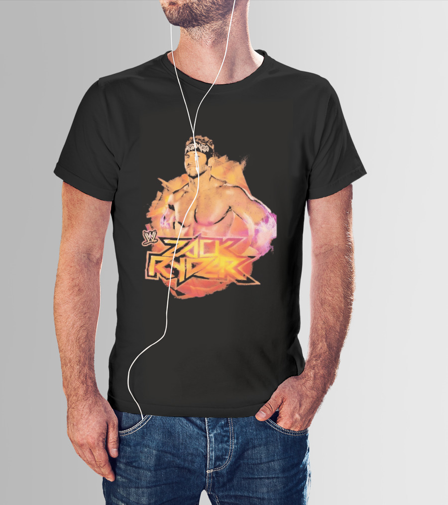 Zack Ryder WWE Woo Woo Woo Headband Wrestler T-Shirt