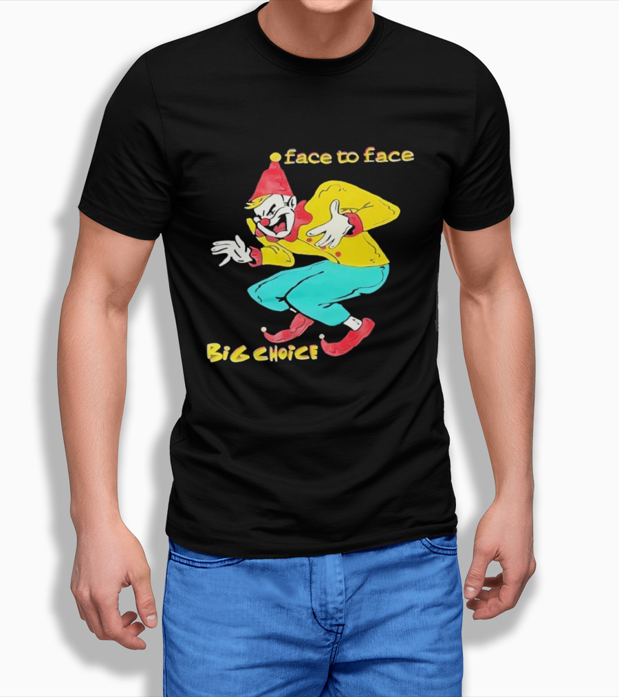 Face To Face Big Choice Punk Band Clown T-Shirt