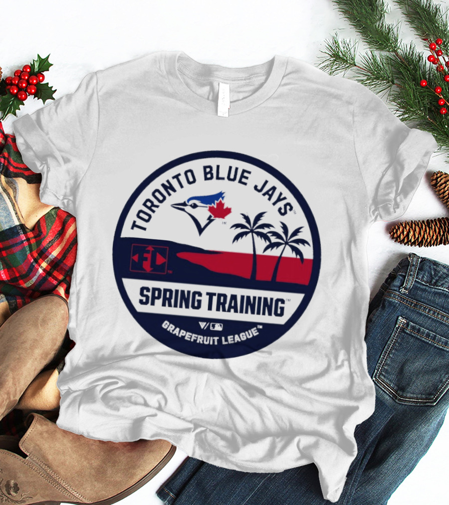 Toronto Blue Jays Spring Training Luxe Knit Palm Trees T-Shirt