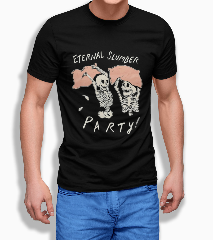 Skeleton Eternal Slumber Party Pajama Skeletons T-Shirt