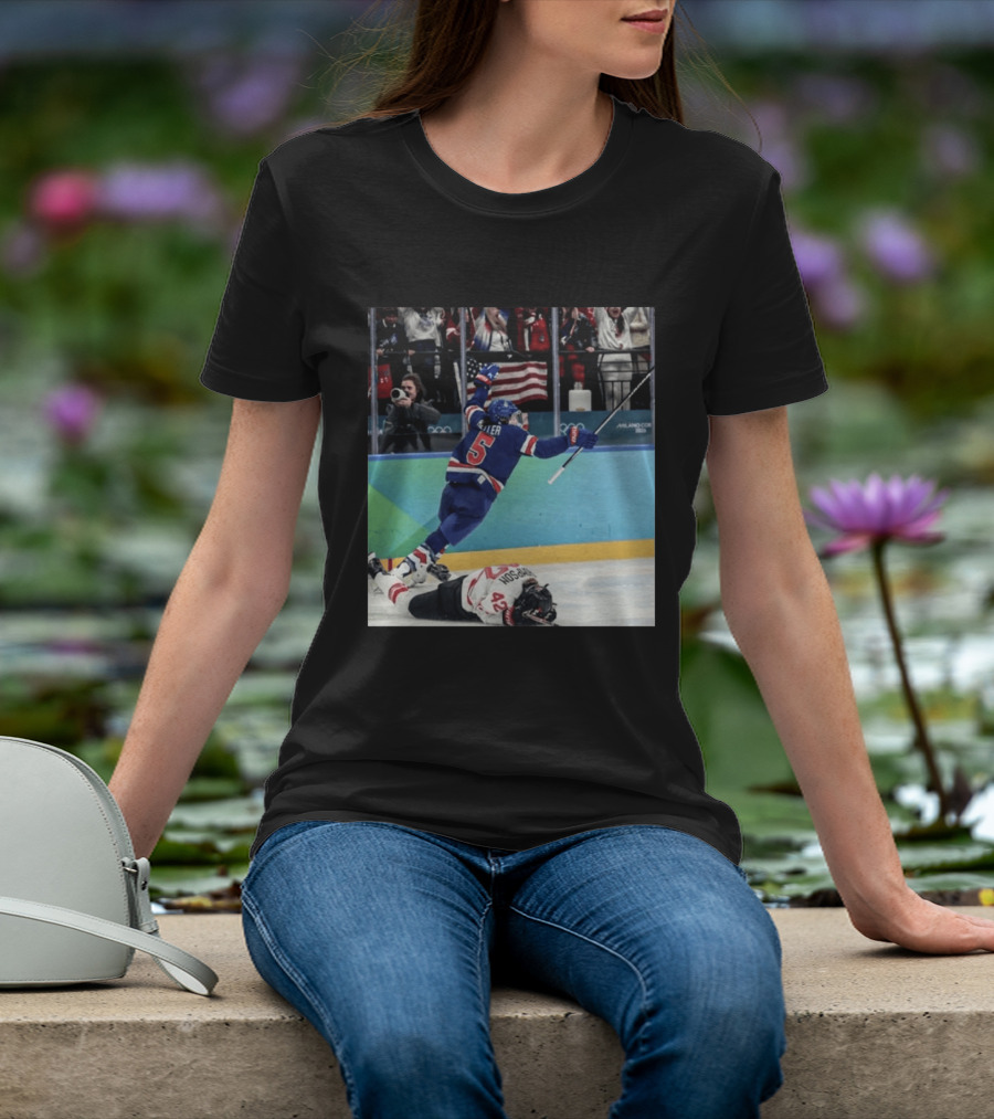 Team USA Women's Hockey Gold Win Milan 2026 Celebration T-Shirt