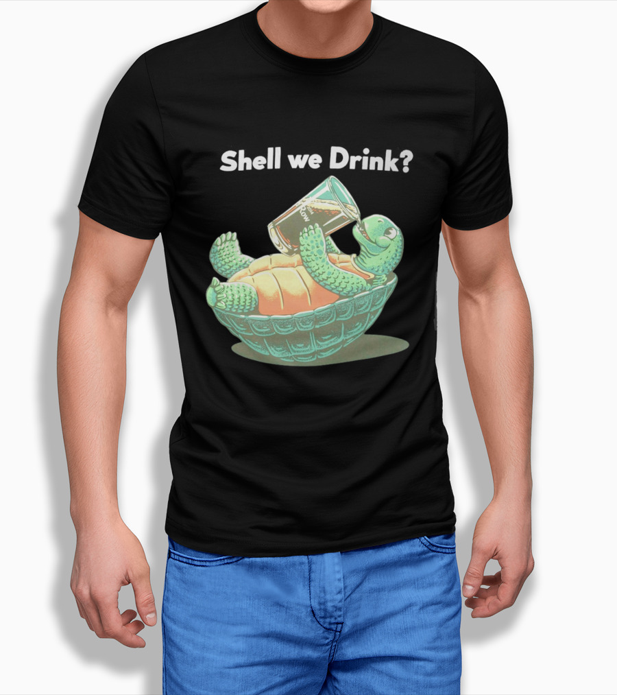 Shell We Drink Irish Party Turtle T-Shirt