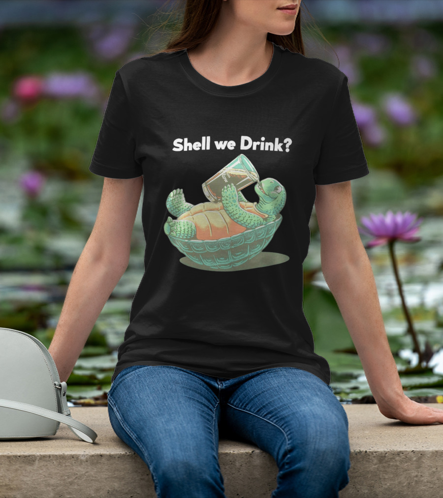 Shell We Drink Irish Party Turtle T-Shirt
