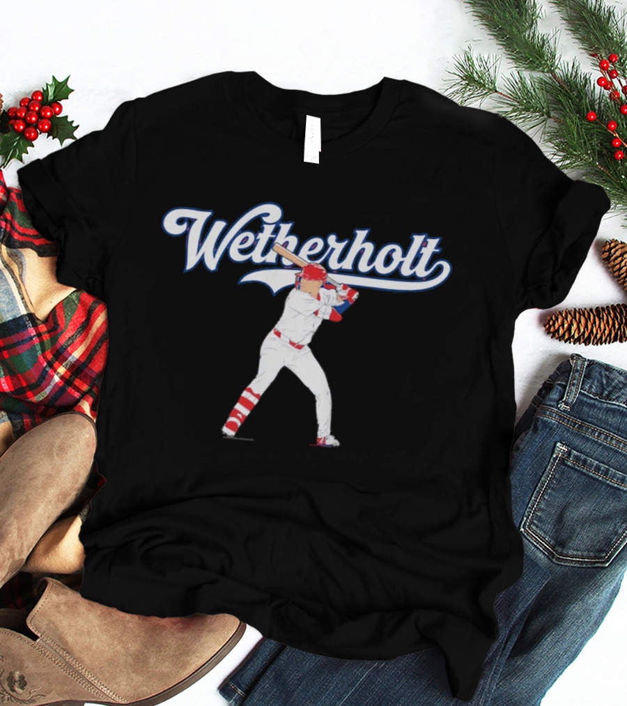 Wetherholt St. Louis Cardinals Baseball Swing Athletic T-Shirt