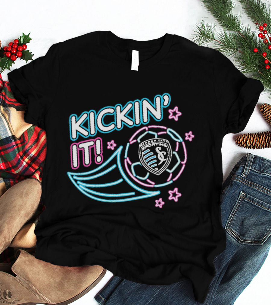 Kickin' It Sporting KC Soccer Stars And Shield T-Shirt