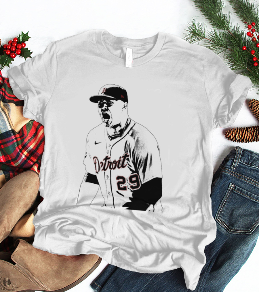 Detroit Tigers Tarik Skubal 29 Don't Tap T-Shirt