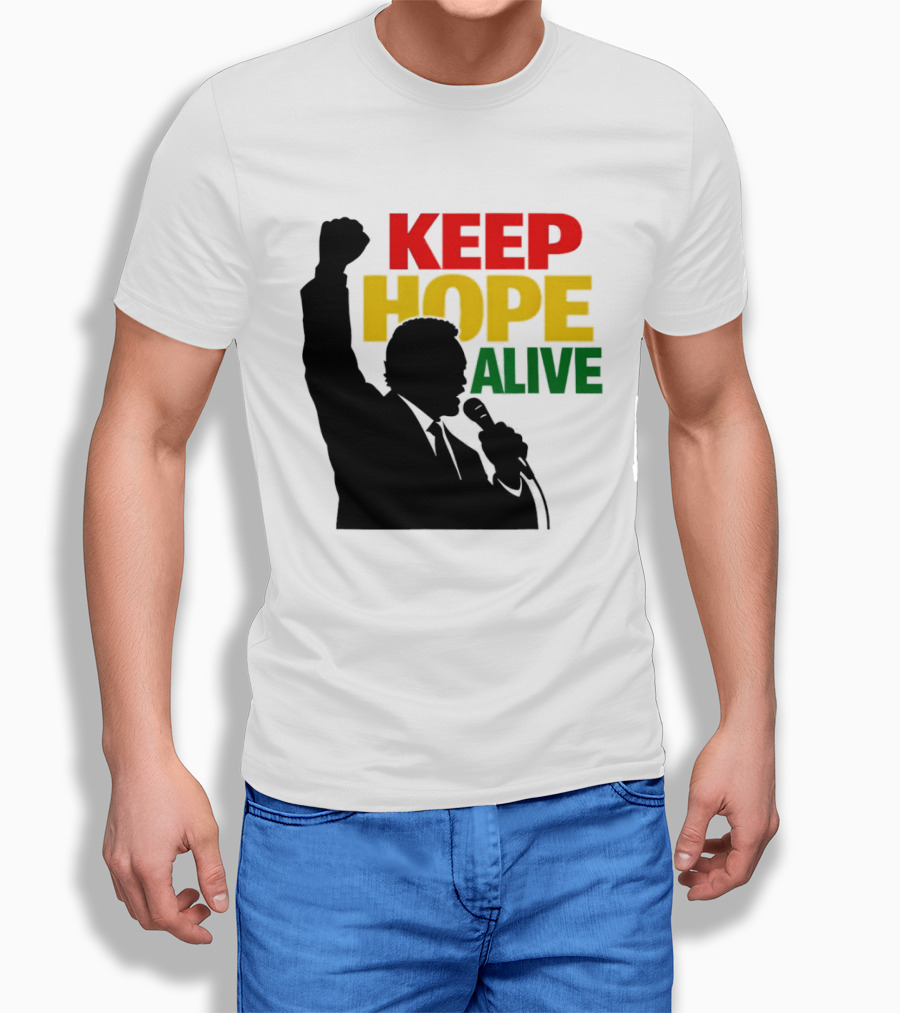 Keep Hope Alive Raised Fist T-Shirt