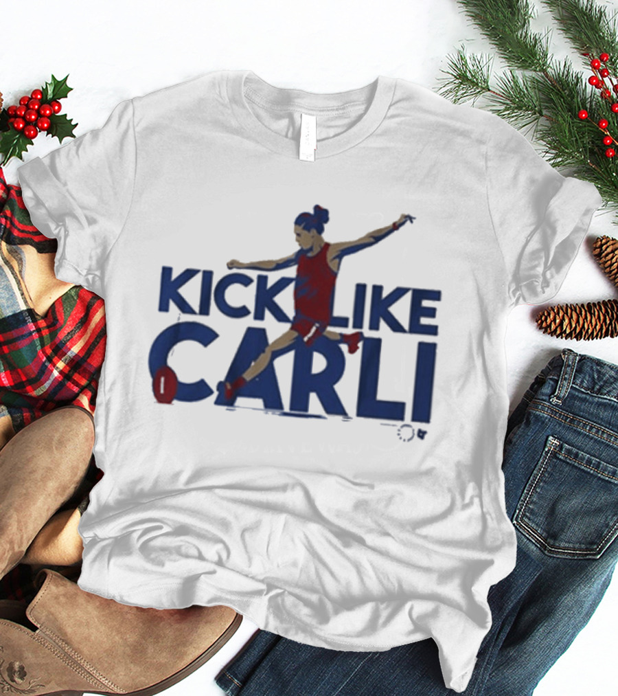 Kick Like Carli USWNT Player Soccer T-Shirt