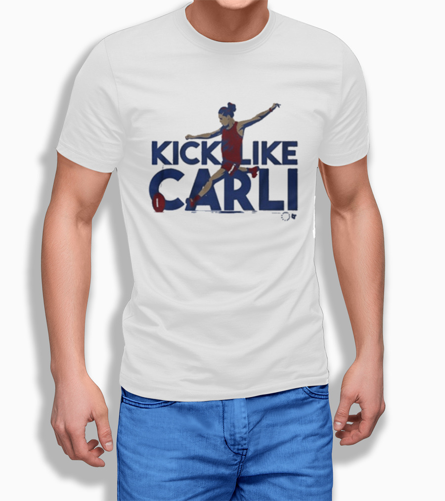 Kick Like Carli USWNT Player Soccer T-Shirt