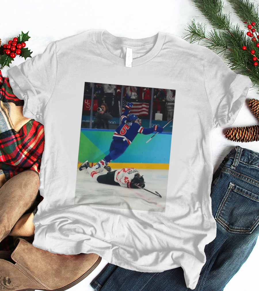 Megan Keller USA Olympic Hockey OT Goal Celebration T-Shirt