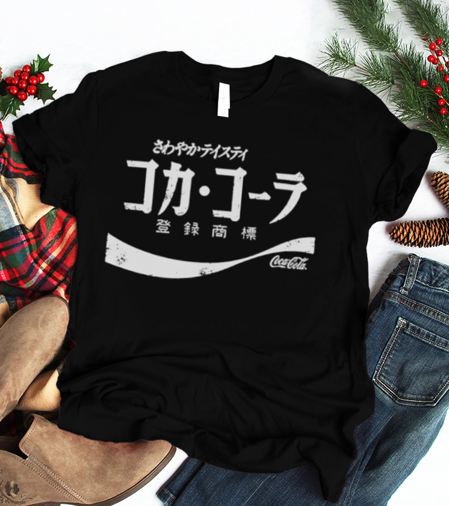Coca Cola Japanese Kanji Script T-Shirt