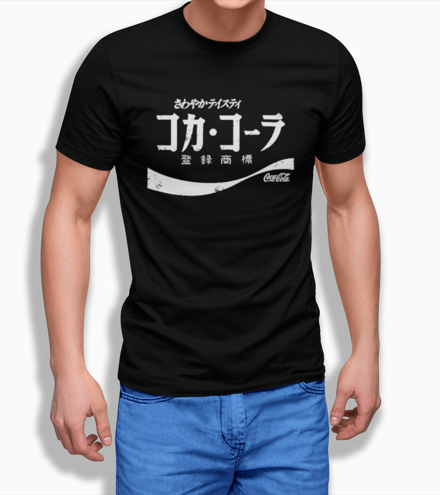Coca Cola Japanese Kanji Script T-Shirt