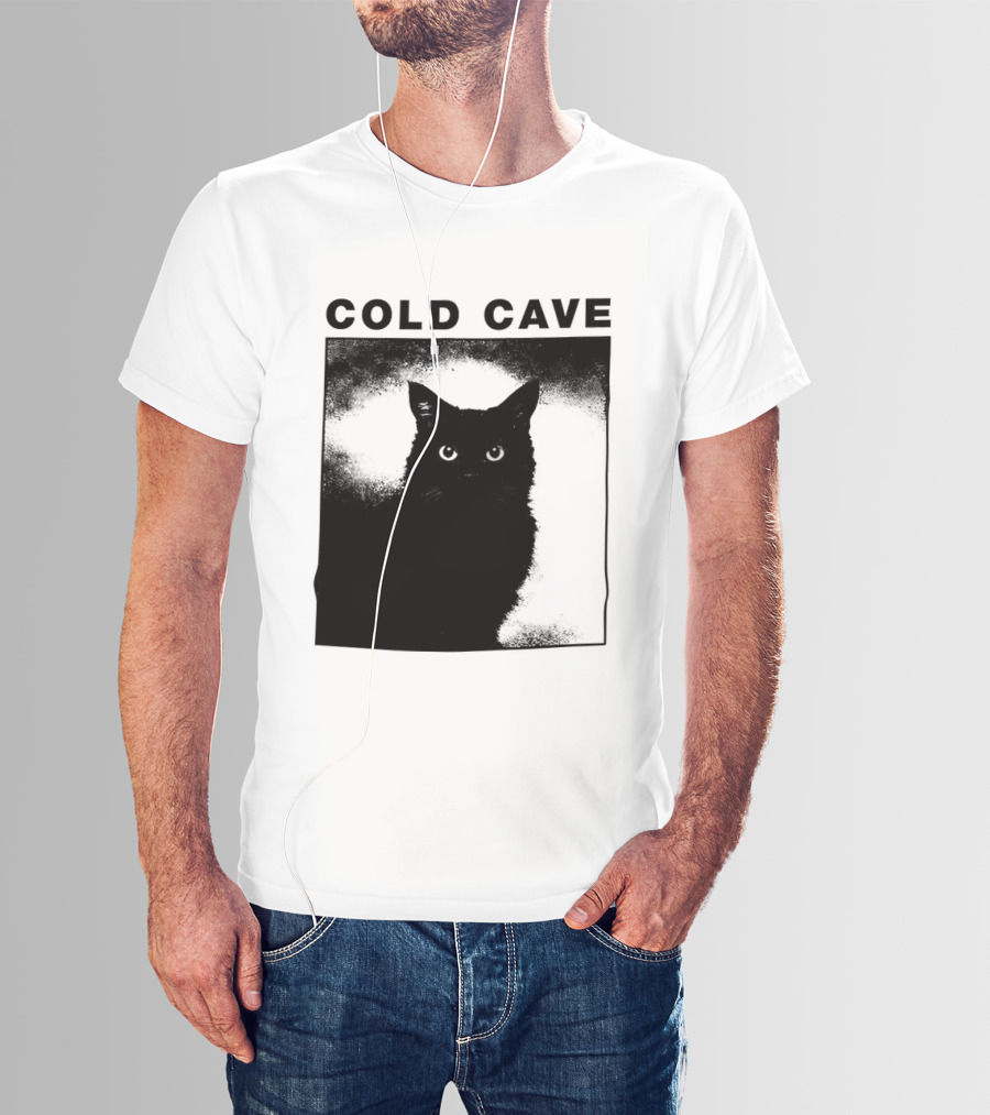 COLD CAVE Cat In Shadow T-Shirt
