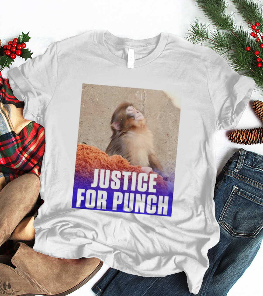 Justice For Punch Monkey T-Shirt