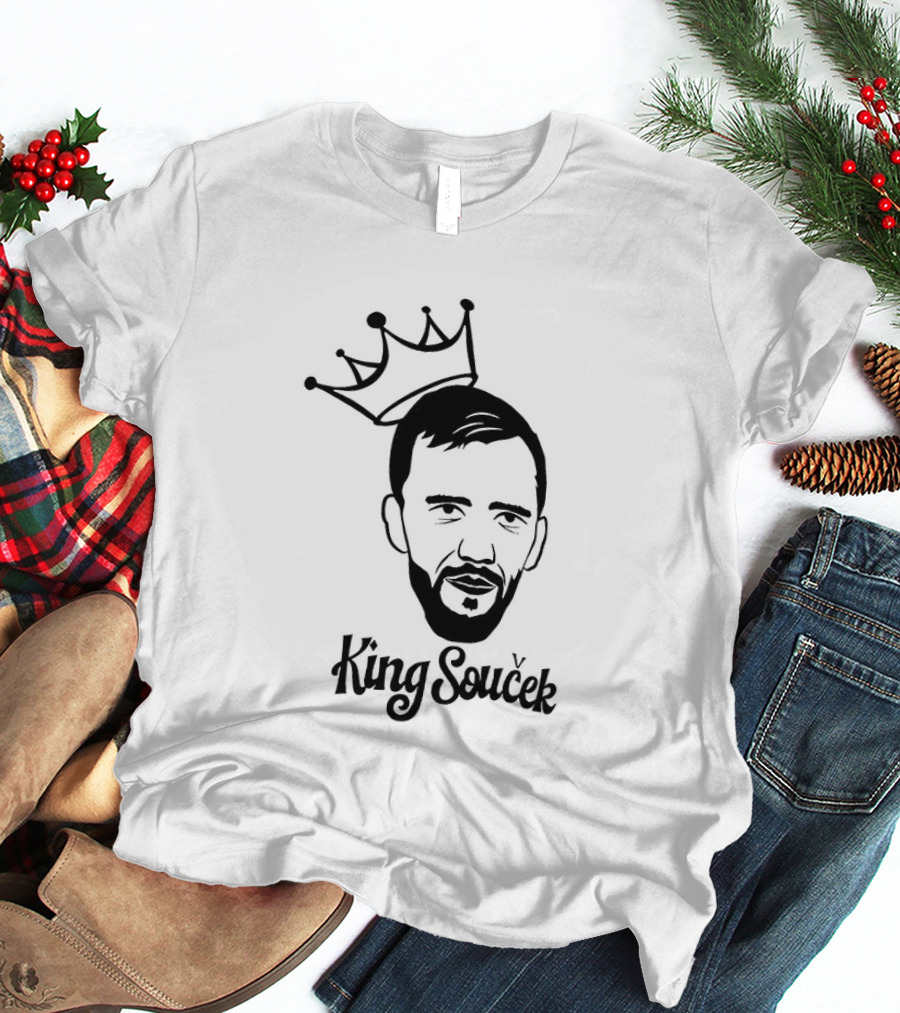 King Soucek Drawing With Crown T-Shirt