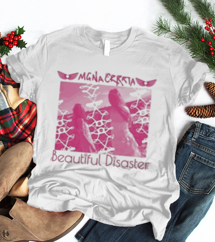 MGNA Crrrta Beautiful Disaster Butterflies T-Shirt