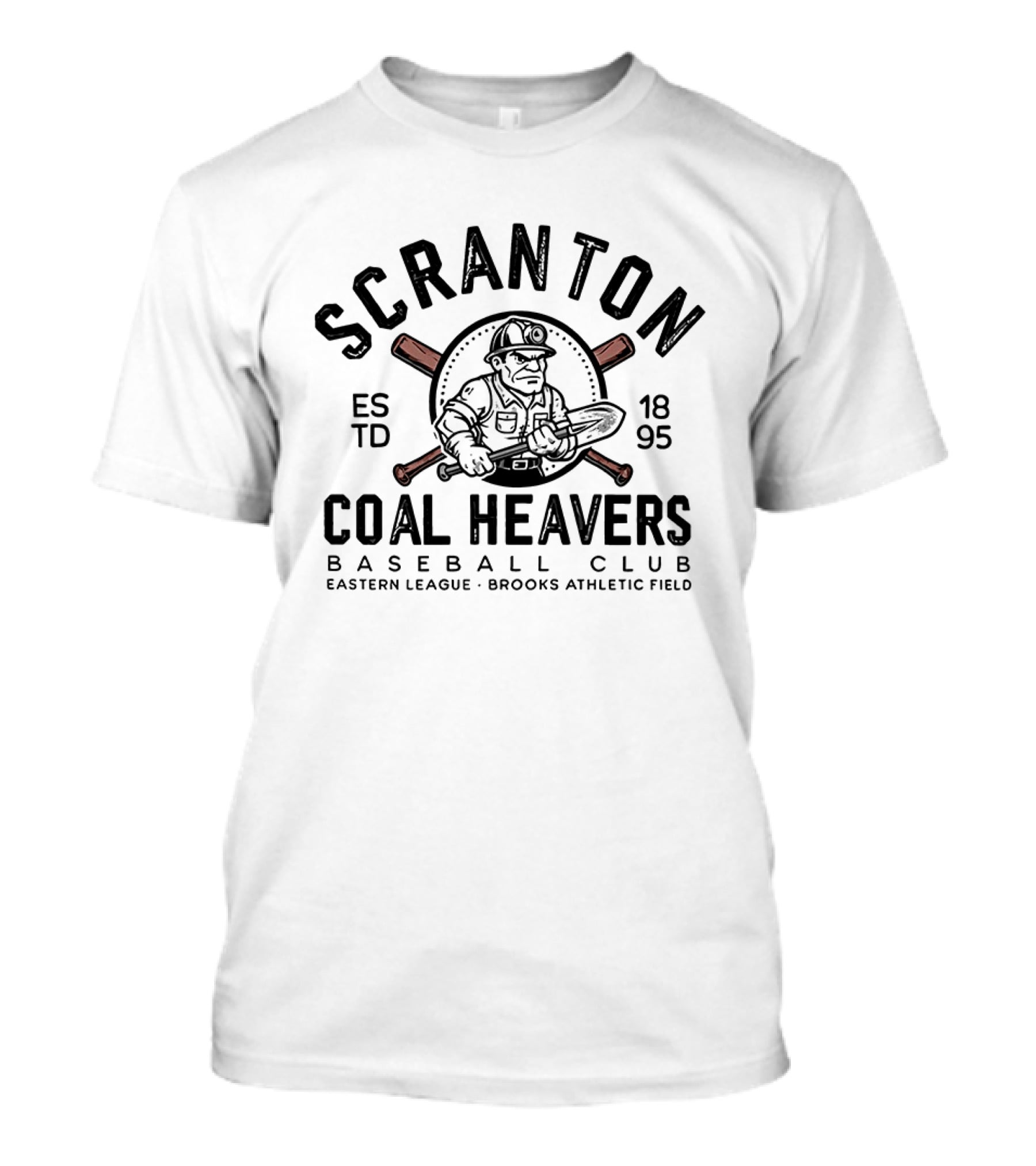 Scranton Coal Heavers Baseball Club Eastern League Brooks Athletic Field 1895 T-Shirt
