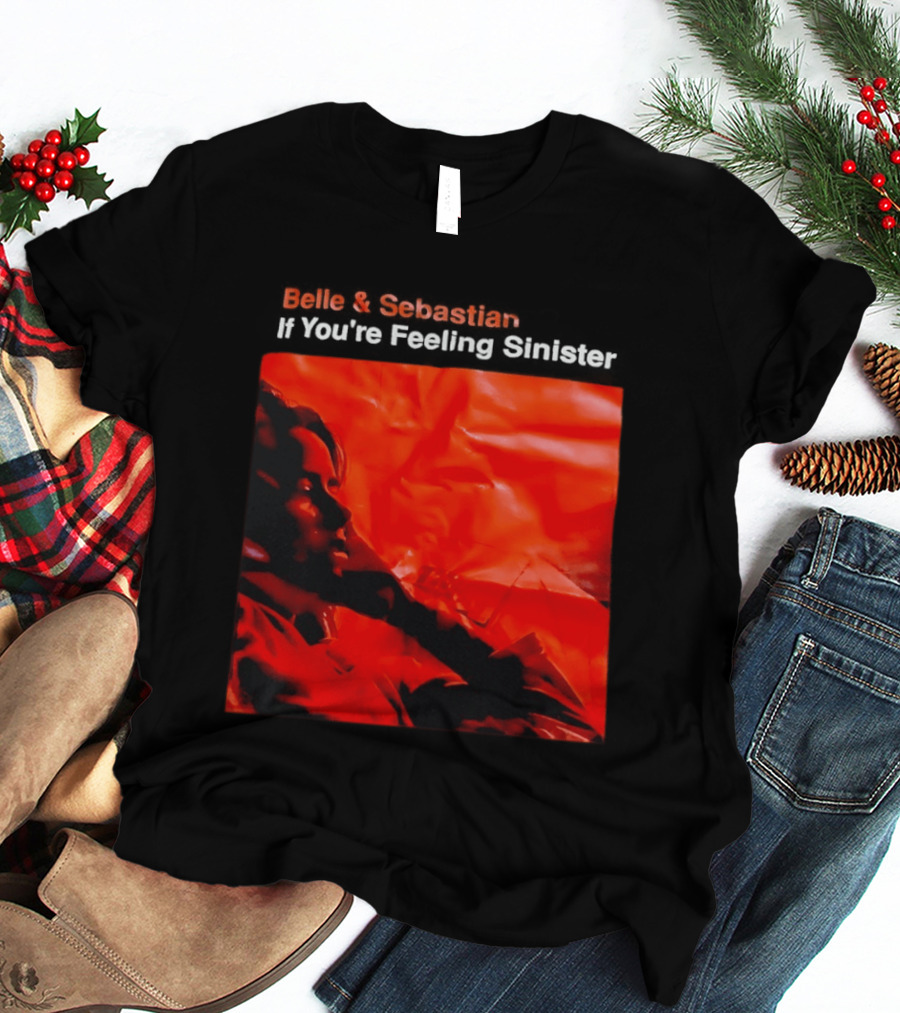 Belle And Sebastian If You're Feeling Sinister Album Art Red T-Shirt
