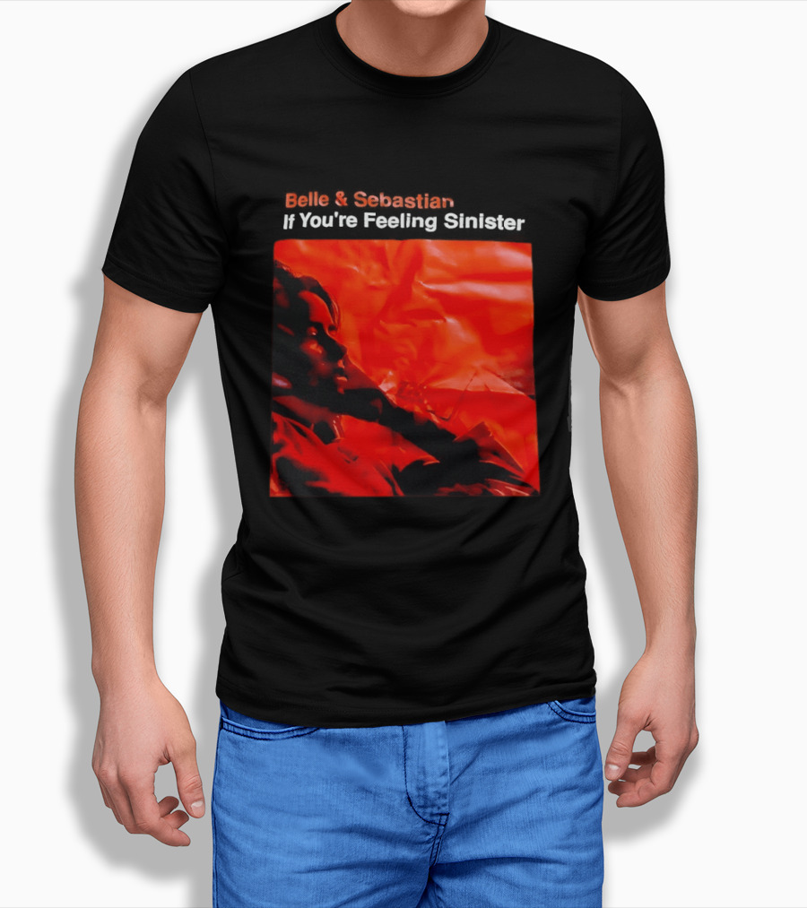 Belle And Sebastian If You're Feeling Sinister Album Art Red T-Shirt
