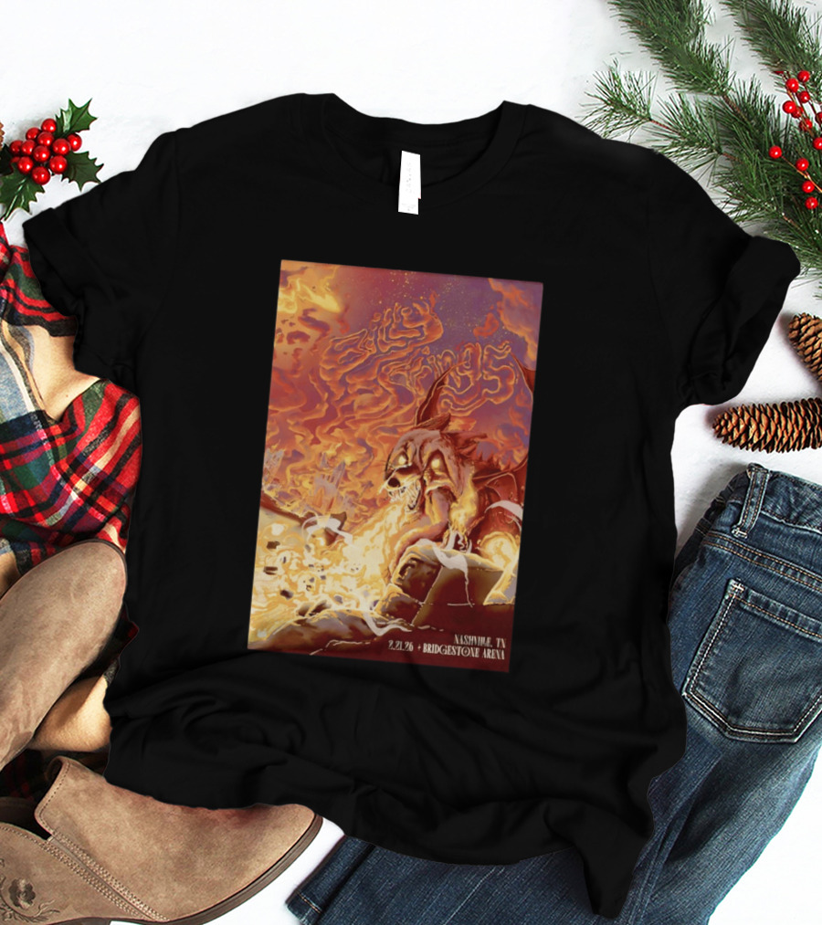 Billy Strings 2.21.26 Bridgestone Arena Nashville TN T-Shirt