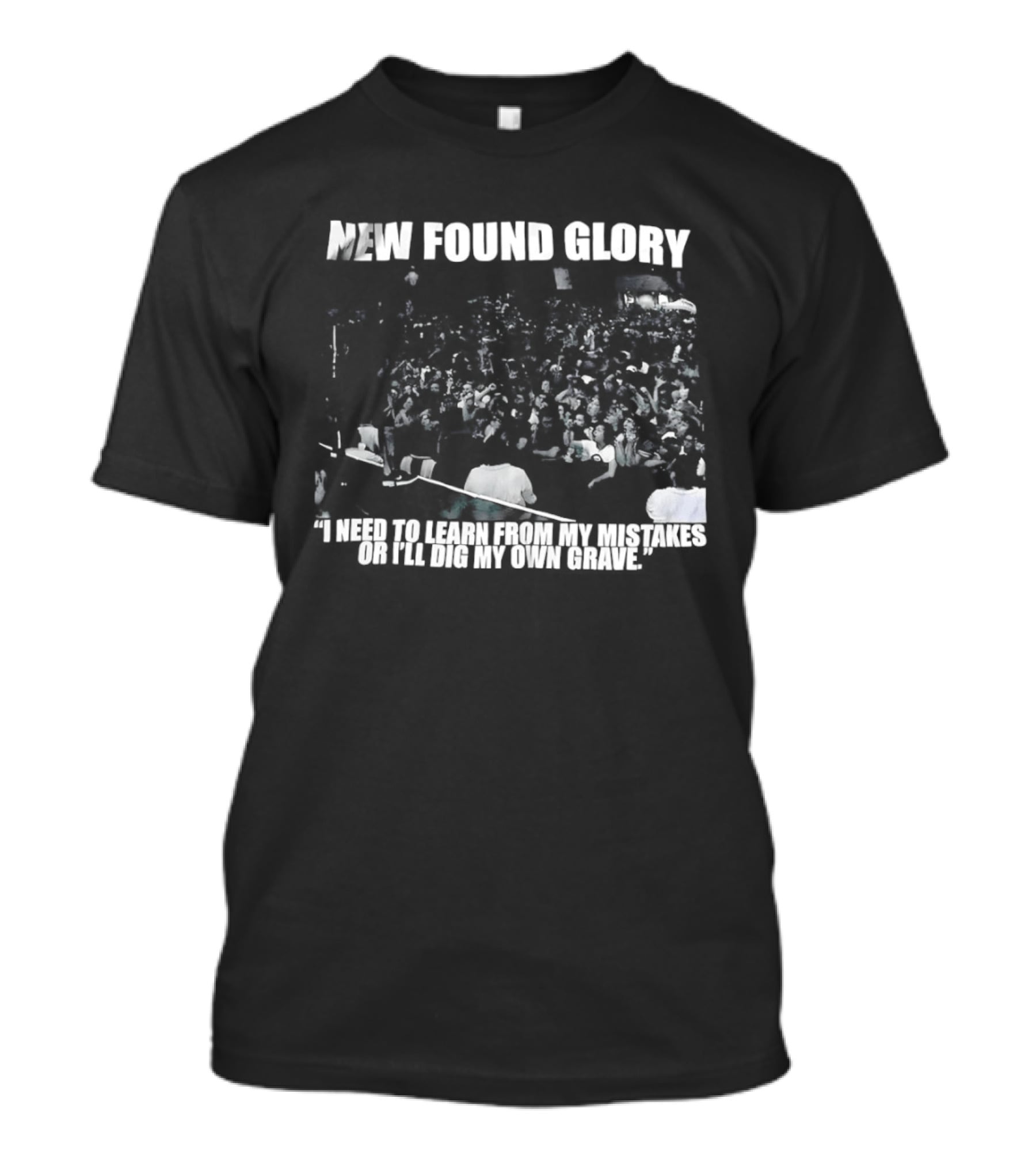 New Found Glory I Need To Learn From My Mistakes Or I'll Dig My Own Grave T-Shirt