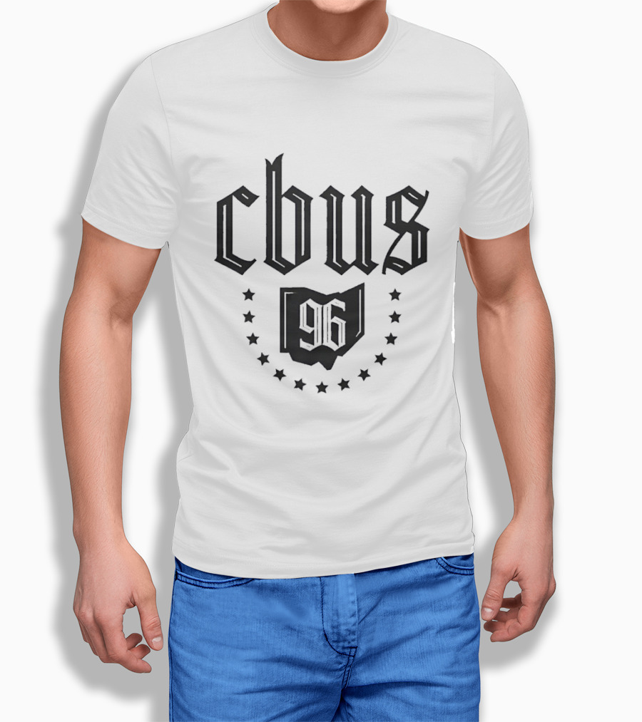 Cbus 96 Gothic Stars Ohio Shield T-Shirt