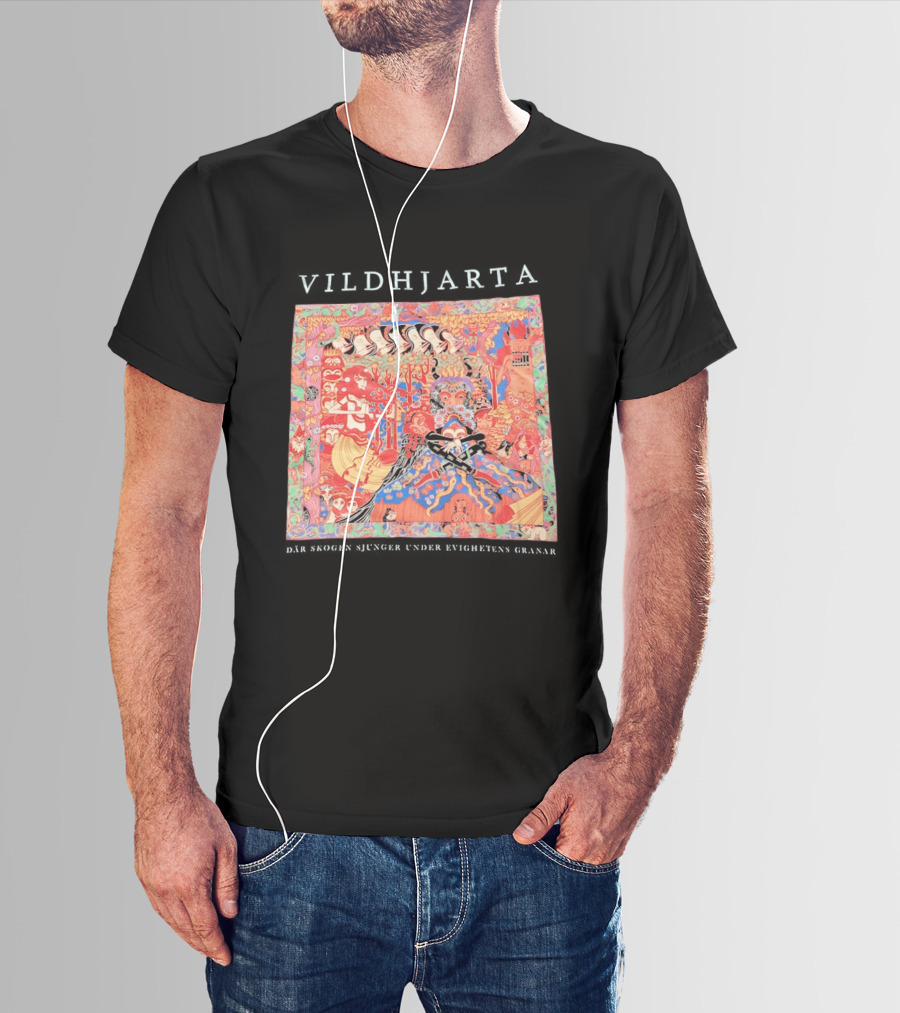 Vildhjarta Där Skogen Sjunger Under Evighetens Granar Psychedelic Fantasy Forest Band T-Shirt