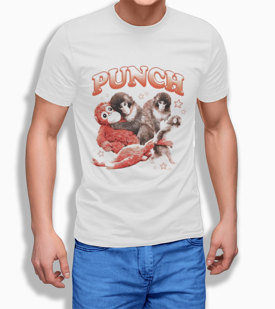 Punch The Monkey With Playful Puppet Friends T-Shirt