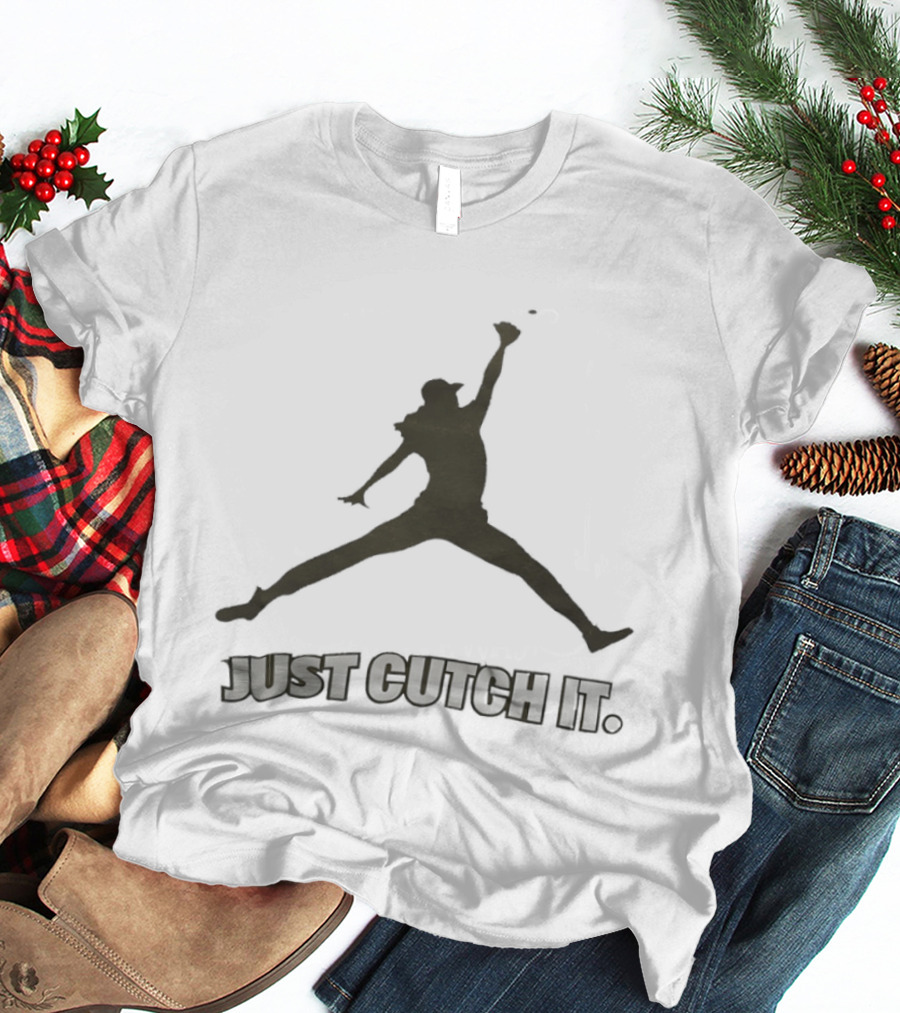 Pittsburgh Pirates Andrew McCutchen Just Cutch It Jumping T-Shirt