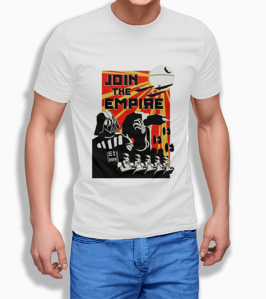 Join The Empire Propaganda Galactic Battle Recruitment T-Shirt