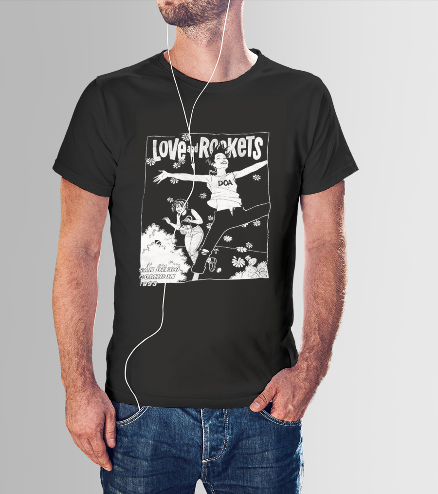 Love And Rockets San Diego Comicon 1993 Classic Cover T-Shirt