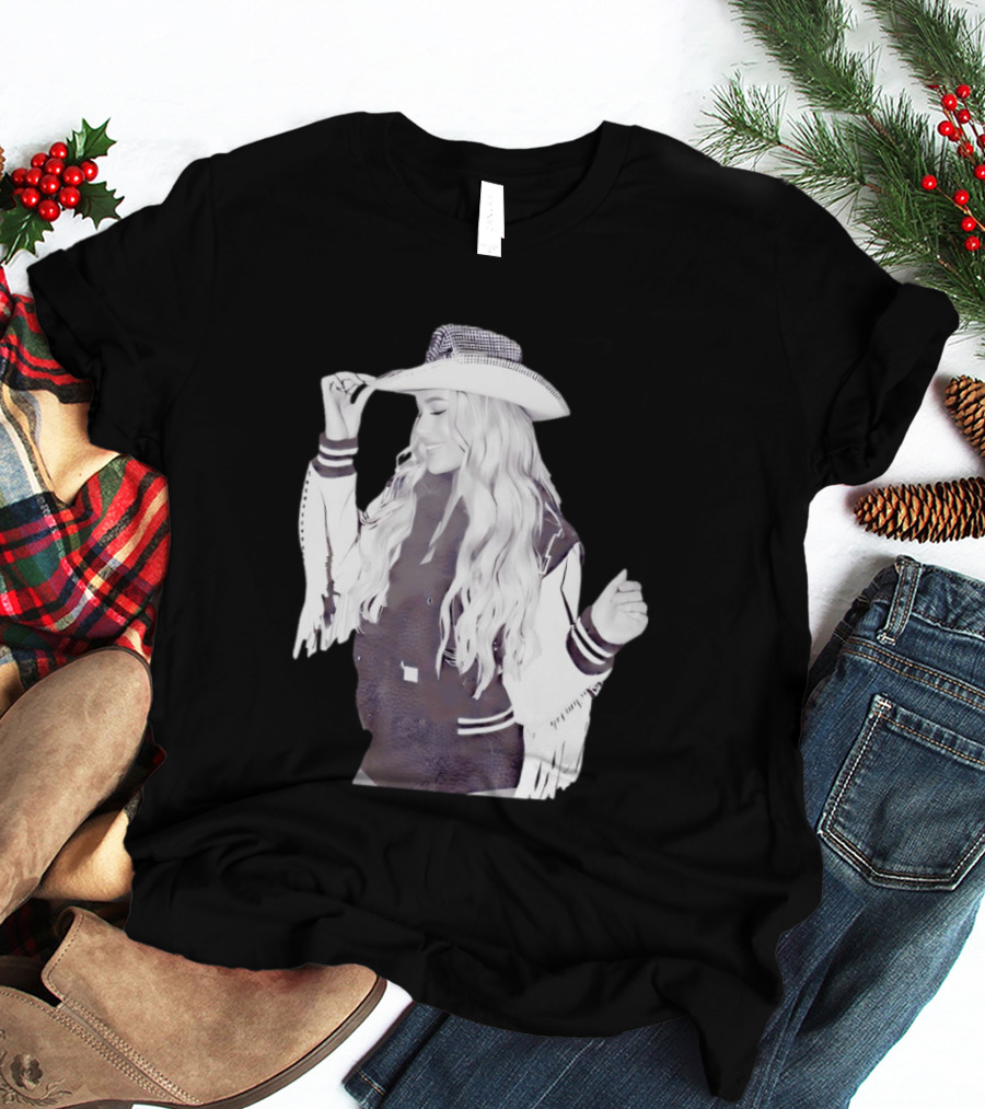 Megan Moroney Cloud 9 Tour 2026 Fringed Cowboy Hat And Jacket T-Shirt