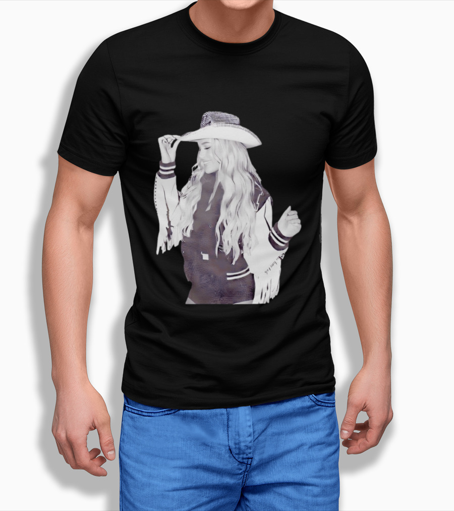 Megan Moroney Cloud 9 Tour 2026 Fringed Cowboy Hat And Jacket T-Shirt