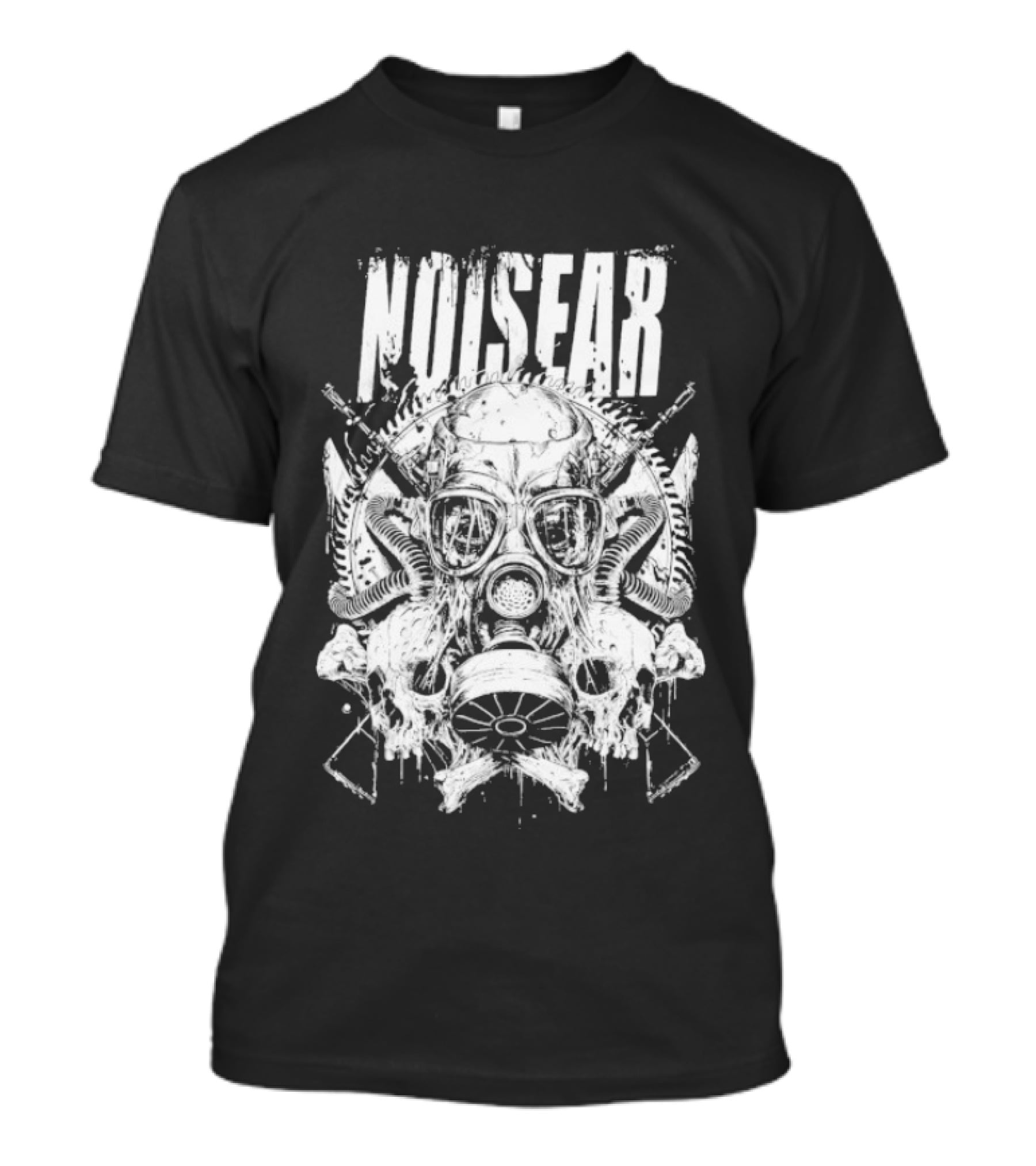 Noisear Skull Gasmask Intricate Warrior T-Shirt