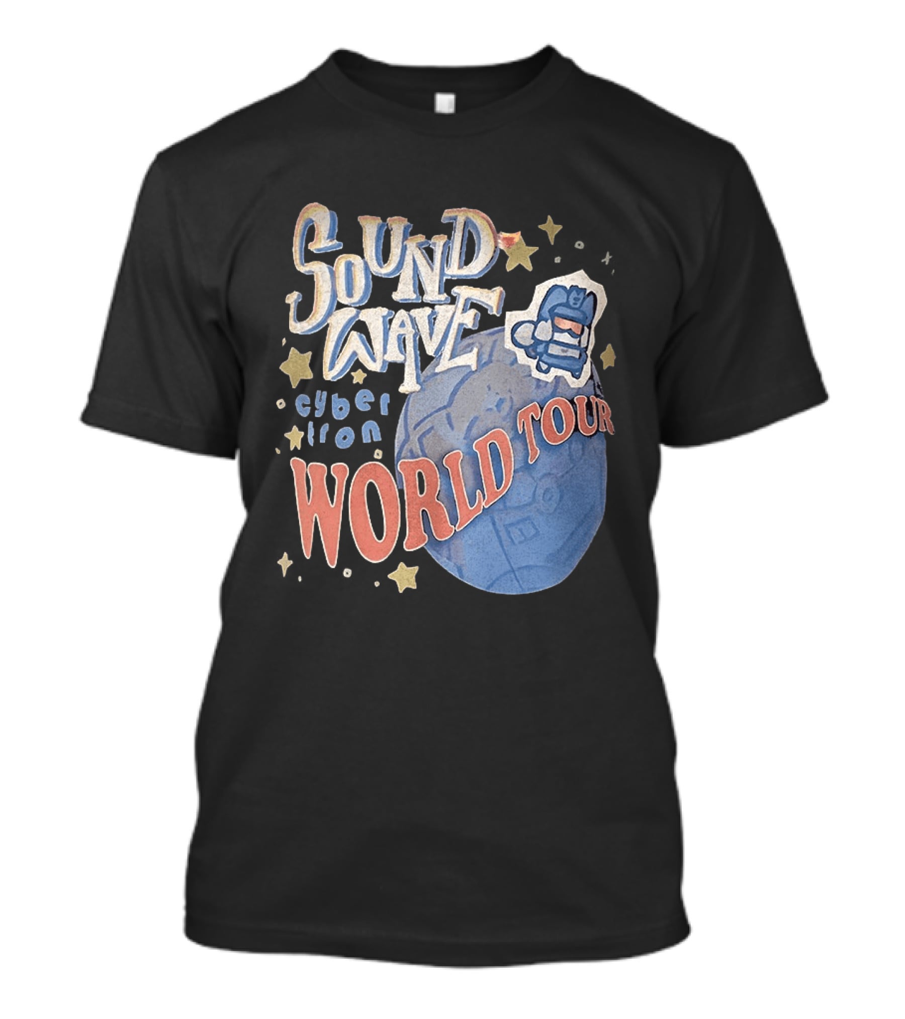 Soundwave Cybertron World Tour Stars Iconic Character Adventure T-Shirt