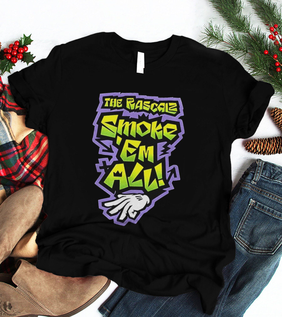 The Rascalz Smoke 'Em All Hand Gesture Street T-Shirt