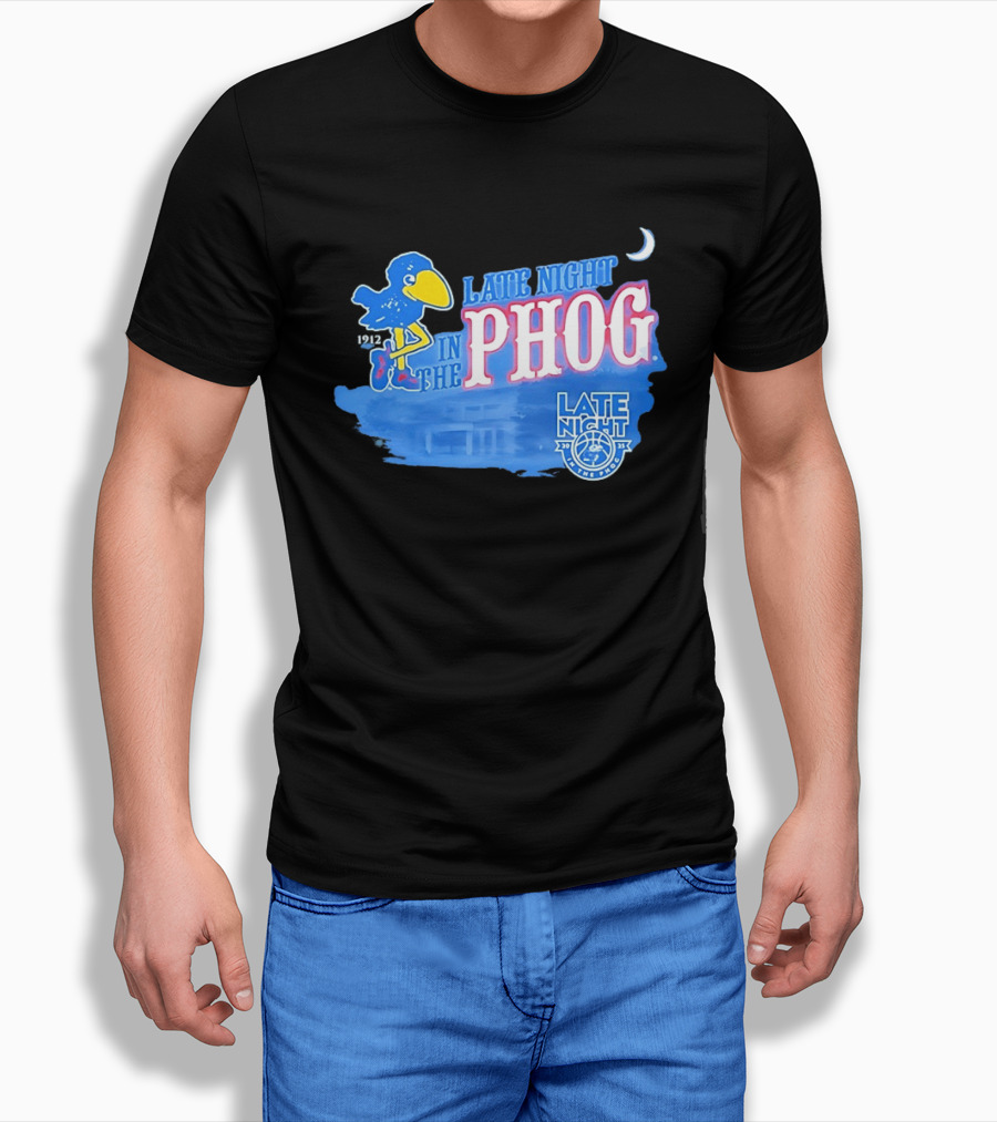 Late Night In The Phog Kansas Jayhawks Since 1912 Basketball Tradition T-Shirt