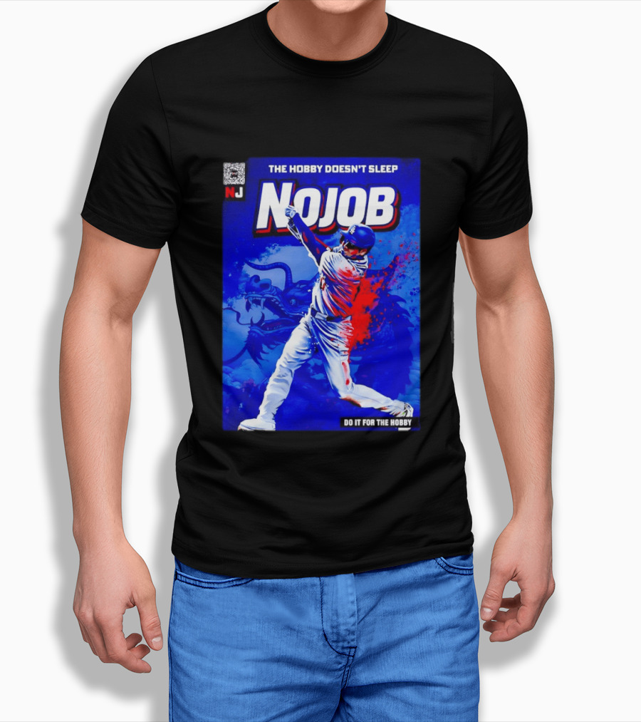 Shohei Ohtani Nojob The Hobby Doesn't Sleep Do It For The Hobby Baseball Dragon T-Shirt