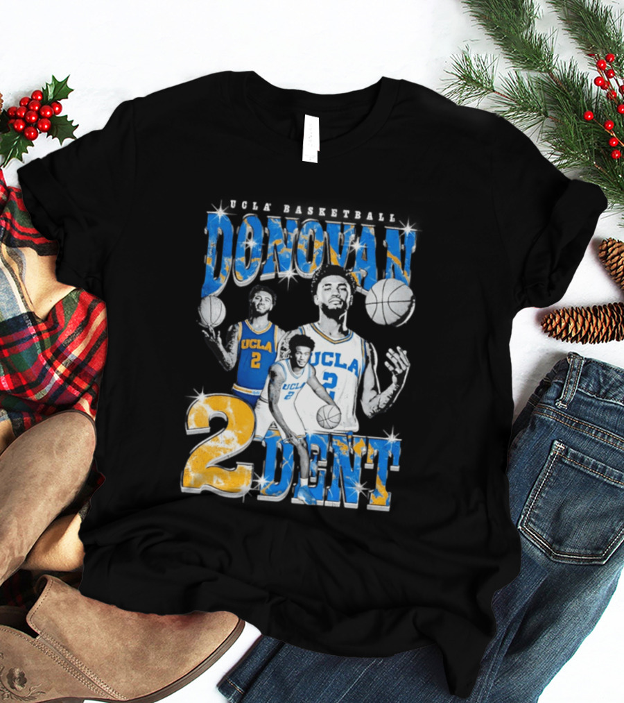 Donovan Dent 2 UCLA Bruins Basketball Player Vintage Team Spirit T-Shirt