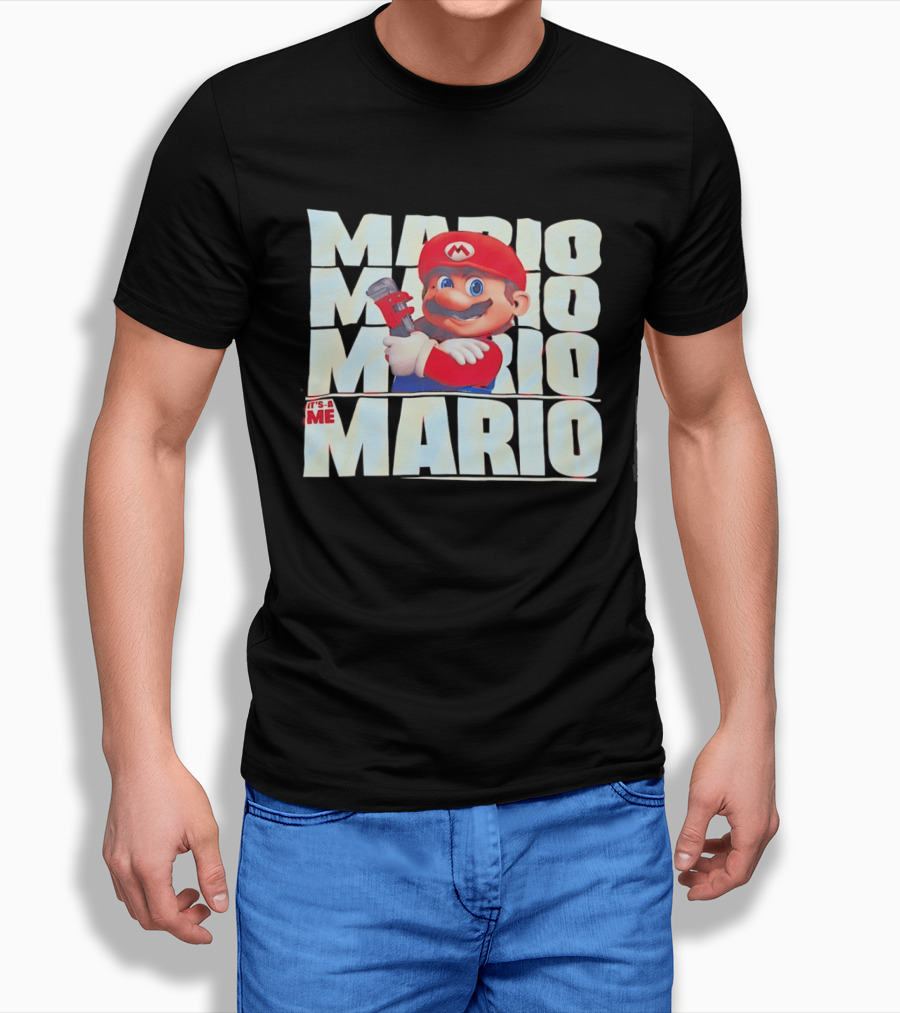 Mario Bros Red Movie It's A Me T-Shirt