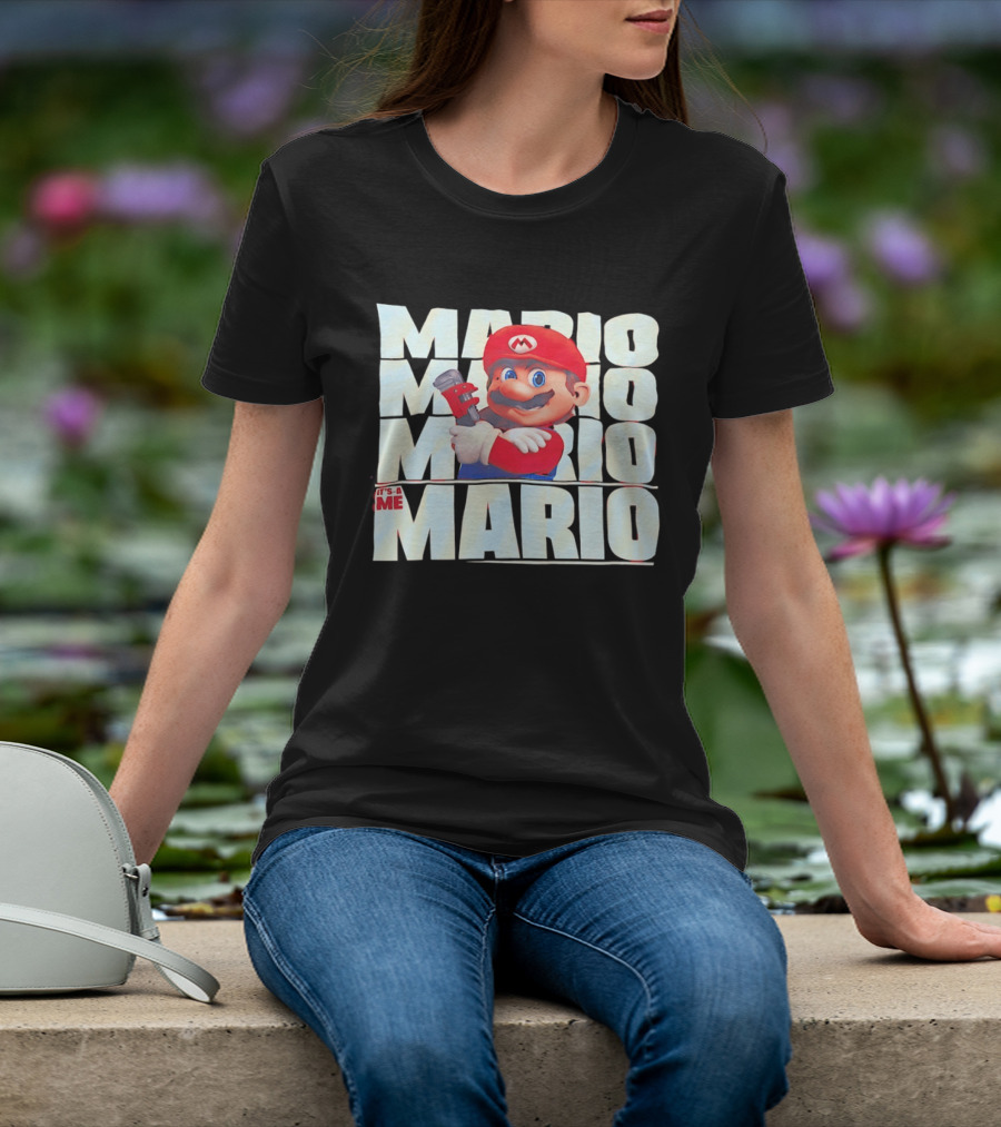 Mario Bros Red Movie It's A Me T-Shirt