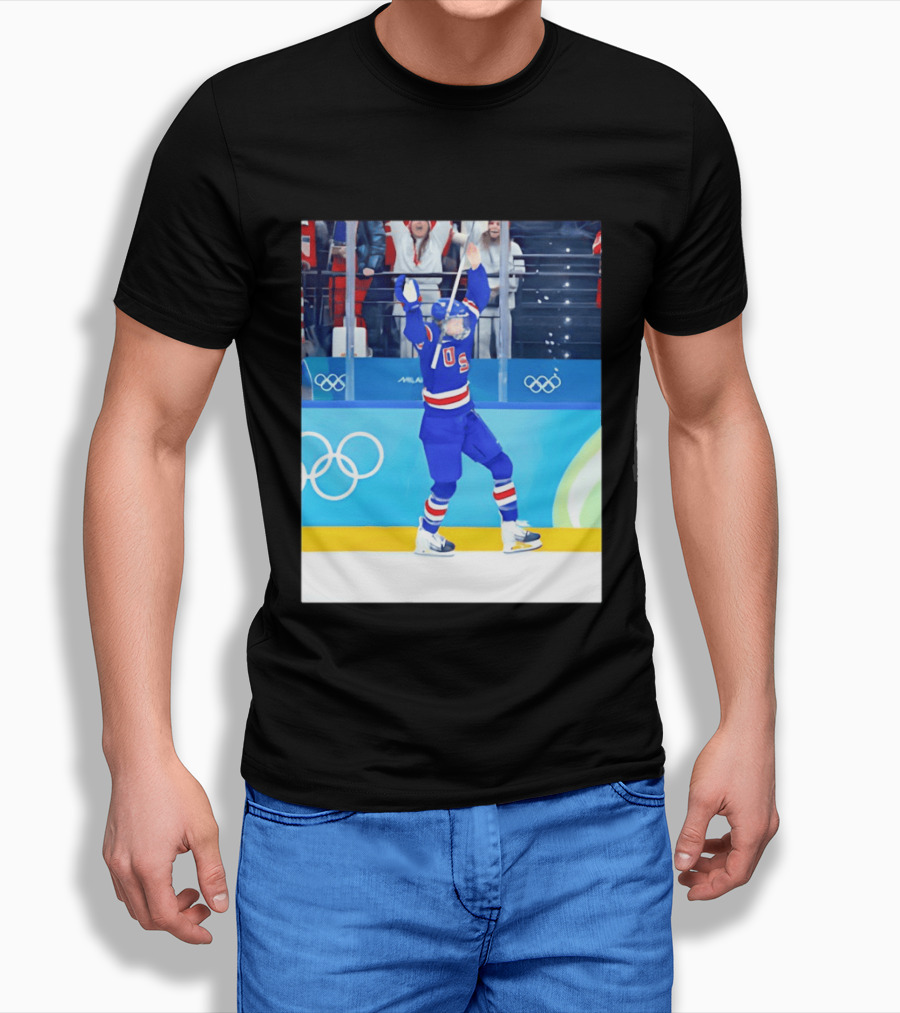 Megan Keller USA Women's Ice Hockey 2026 Olympics Celebration T-Shirt