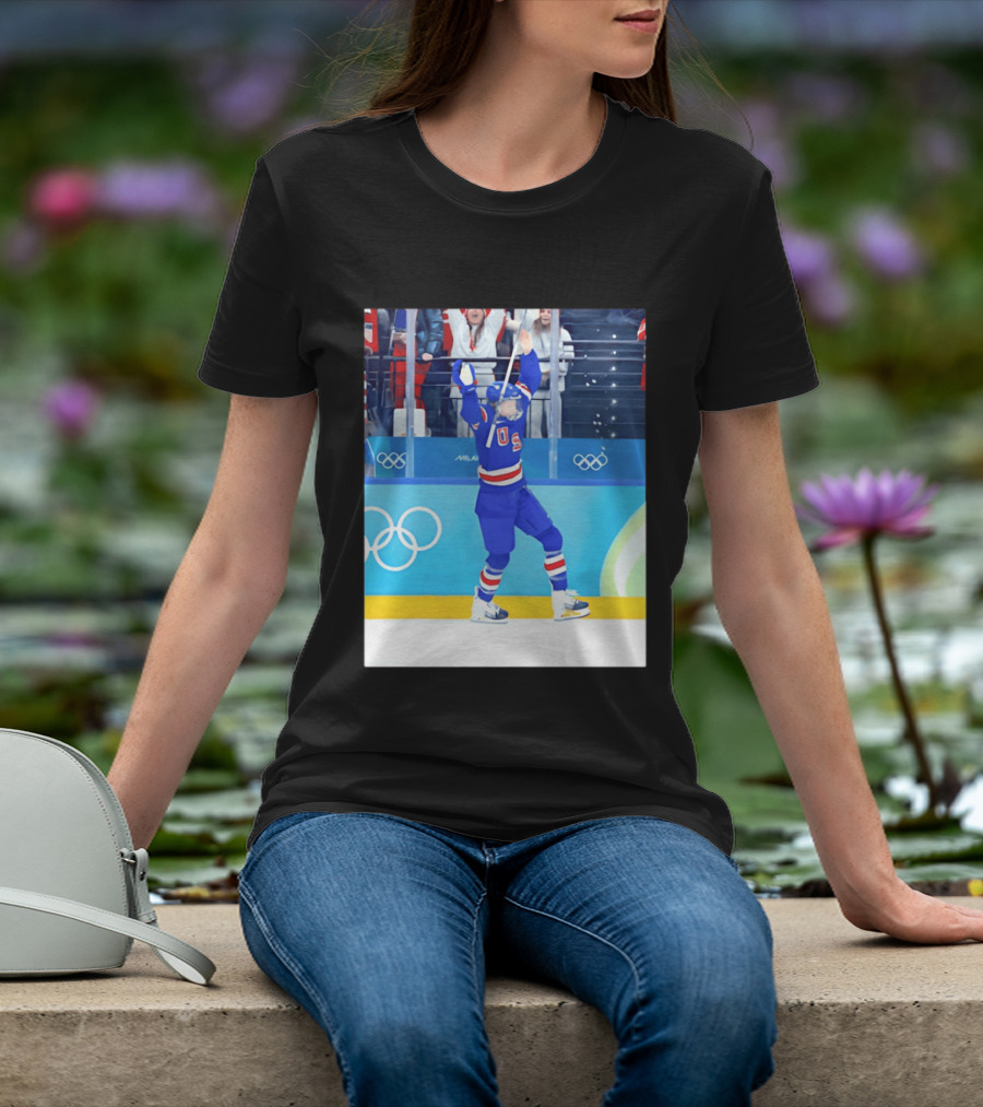 Megan Keller USA Women's Ice Hockey 2026 Olympics Celebration T-Shirt